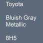 Preview: Toyota, Bluish Gray Metallic, 8H5.